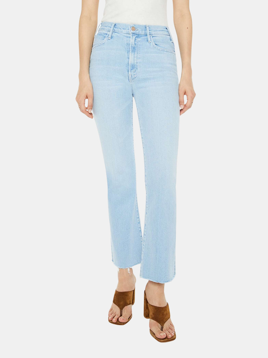 Mother Denim | The Hustler Ankle Fray Jeans | Periwinkle