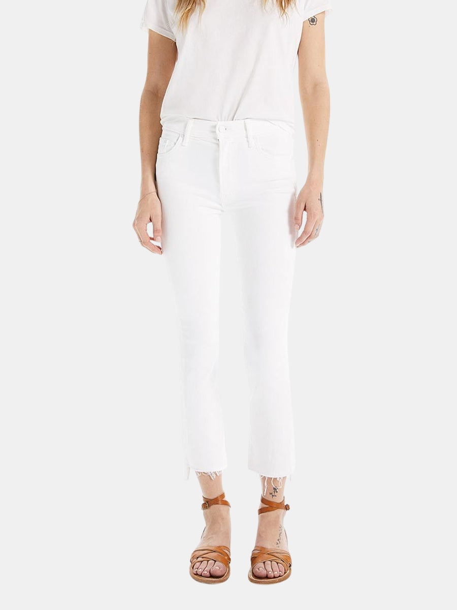 The Insider Crop Step Fray - Periwinkle