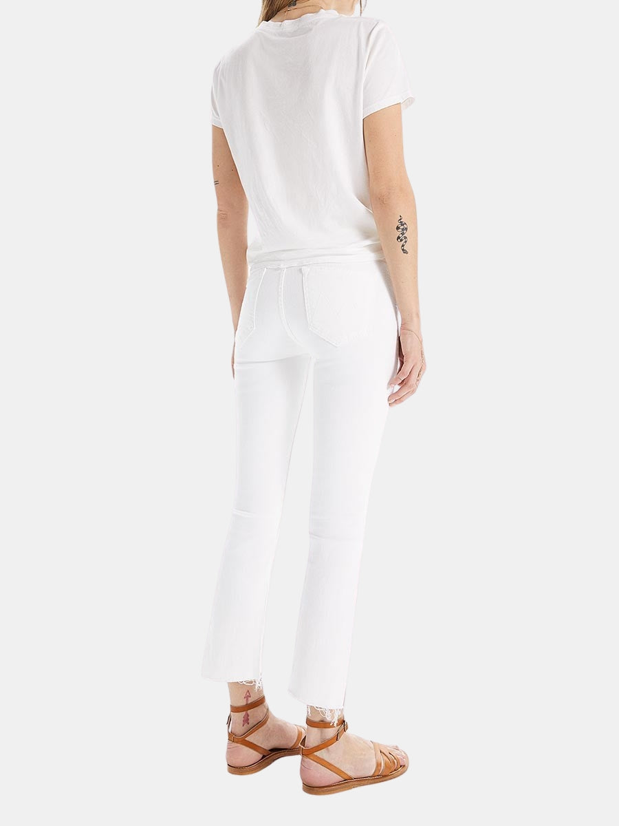 The Insider Crop Step Fray - Periwinkle