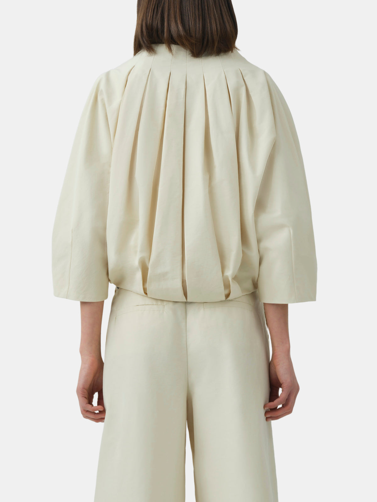 Jess Pleated Jacket - Periwinkle