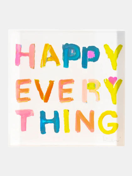 Happy Everything Block of Love - Periwinkle