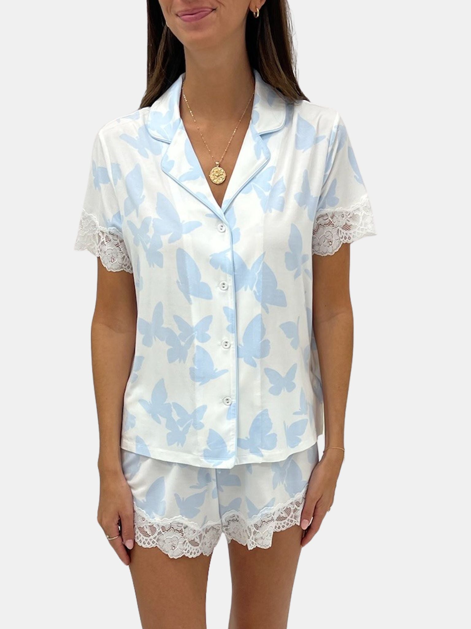 Forever Dreams Short Sleeve Top - Periwinkle