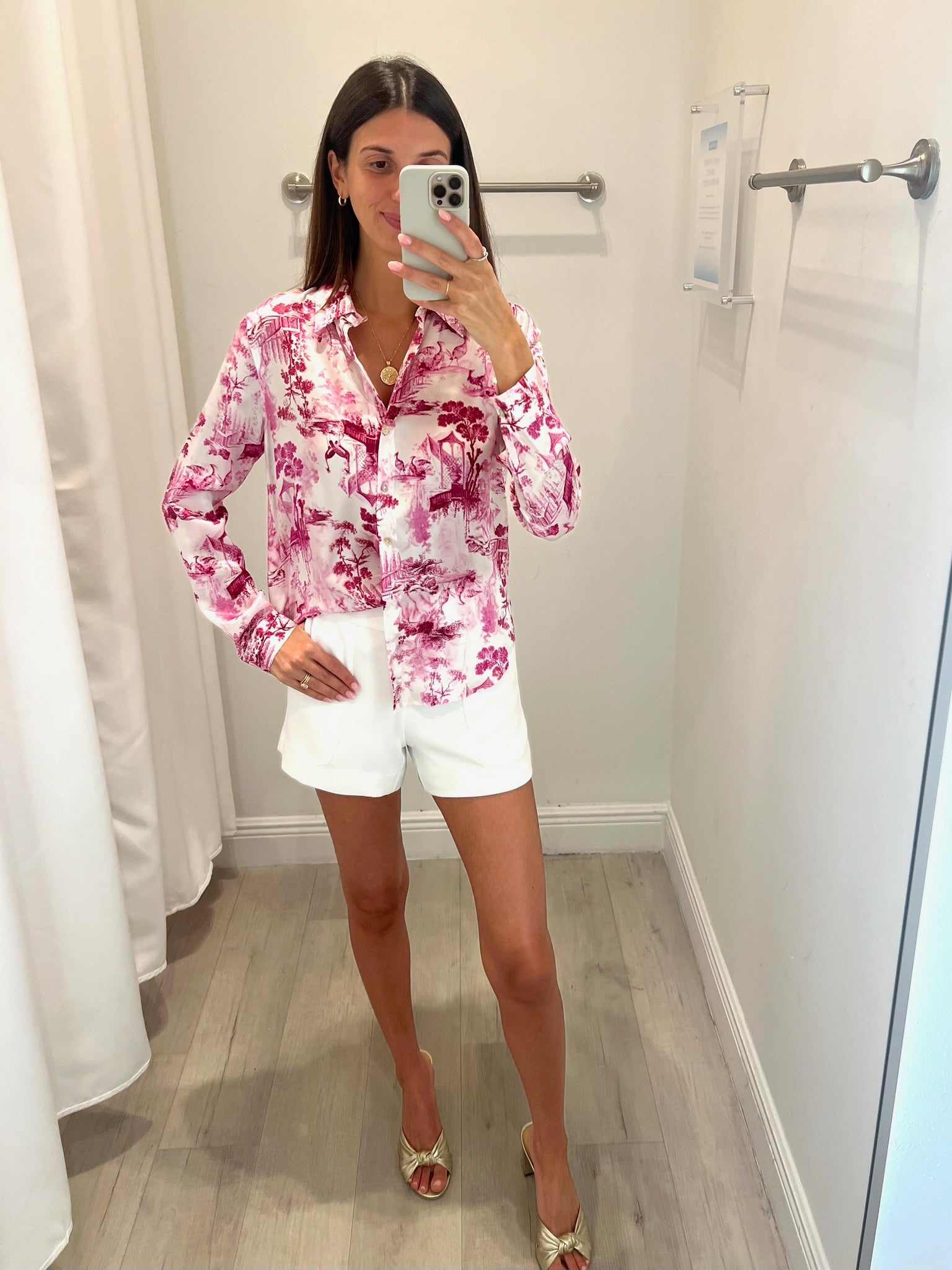 Tyler Long Sleeve Blouse - Periwinkle