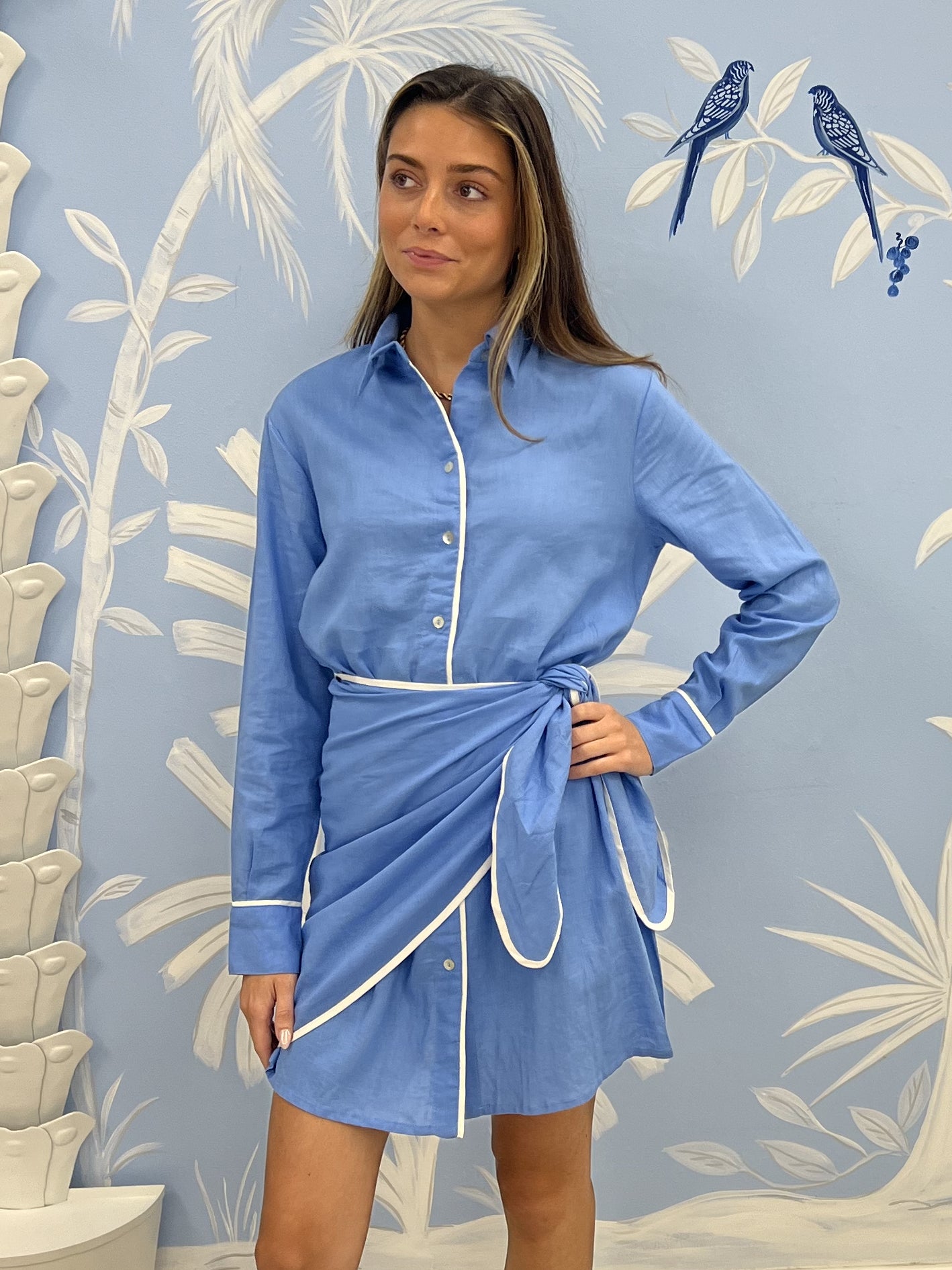 Wrap Mini Dress