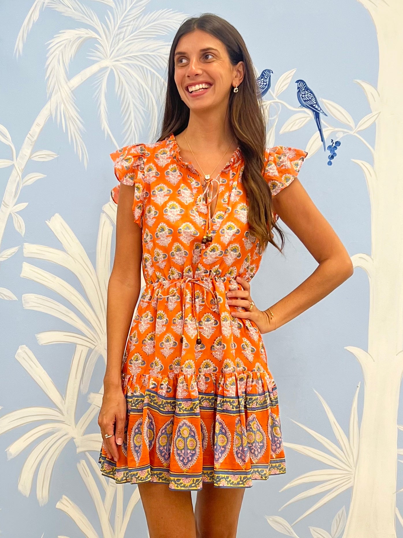 Cinched Flirty Short Dress