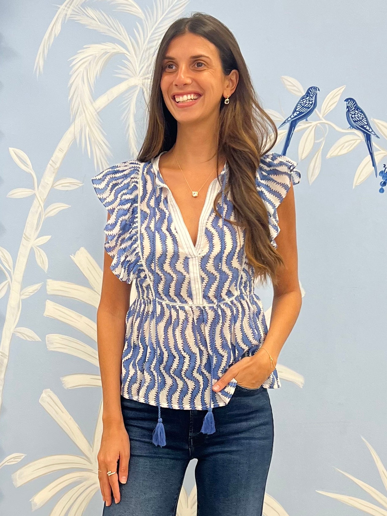 Flirty Tie Top