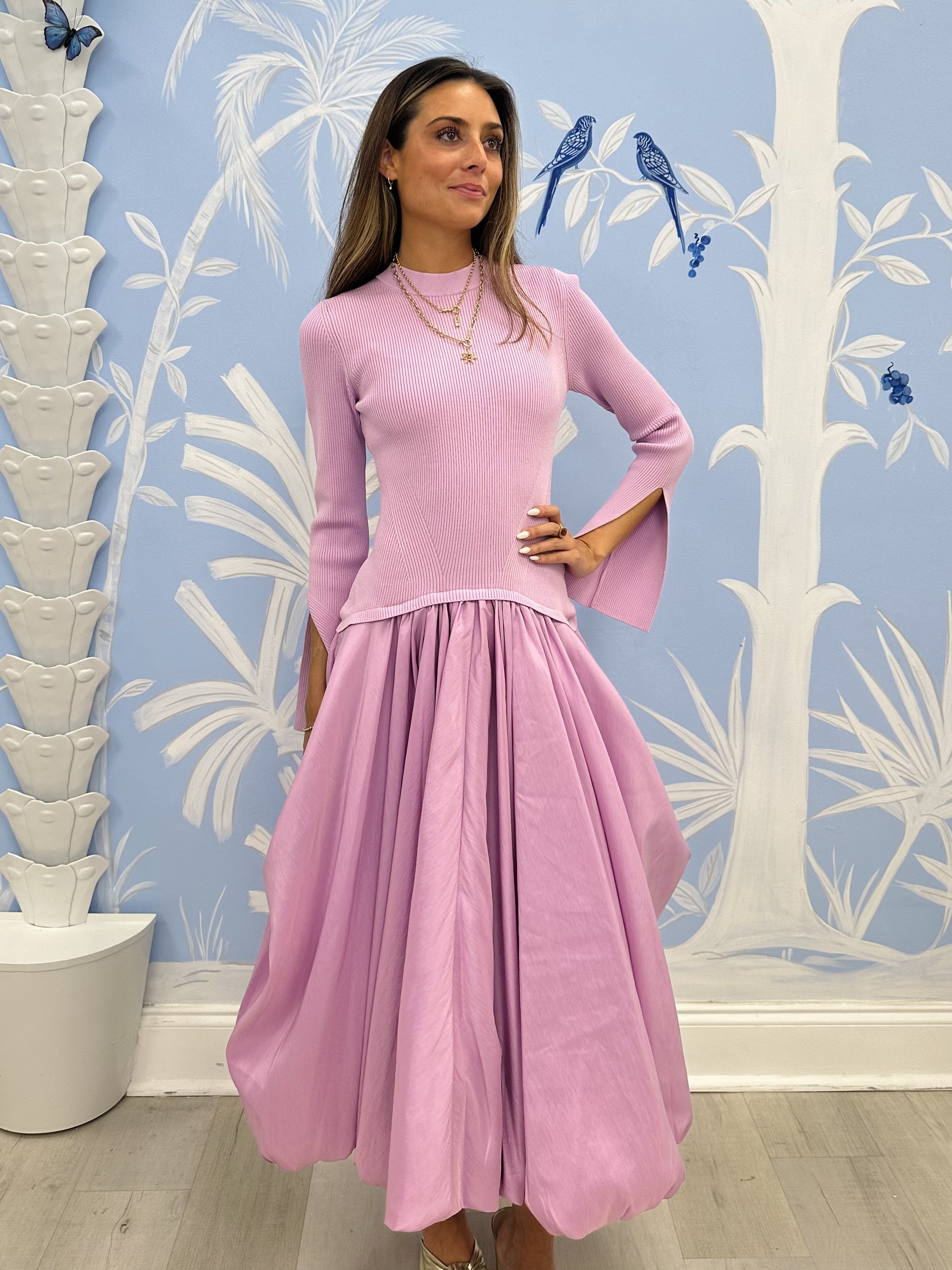 Kenlie Midi Dress - Periwinkle