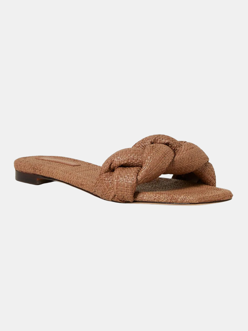 Joanna Braided Band Flat Sandal - Periwinkle