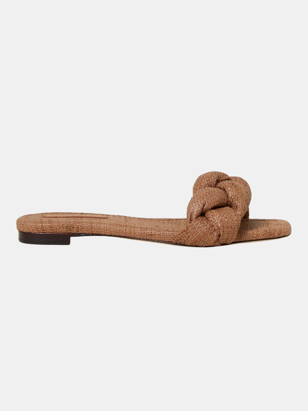 Joanna Braided Band Flat Sandal - Periwinkle