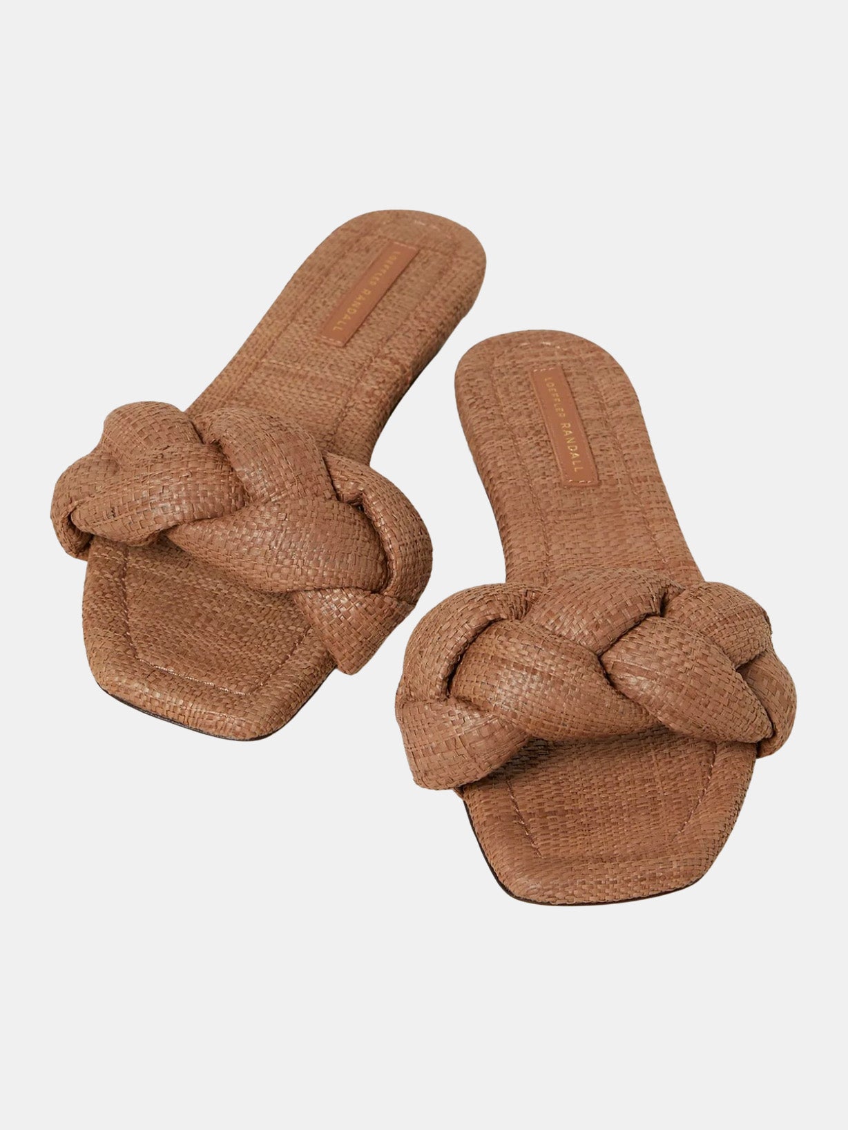 Joanna Braided Band Flat Sandal - Periwinkle