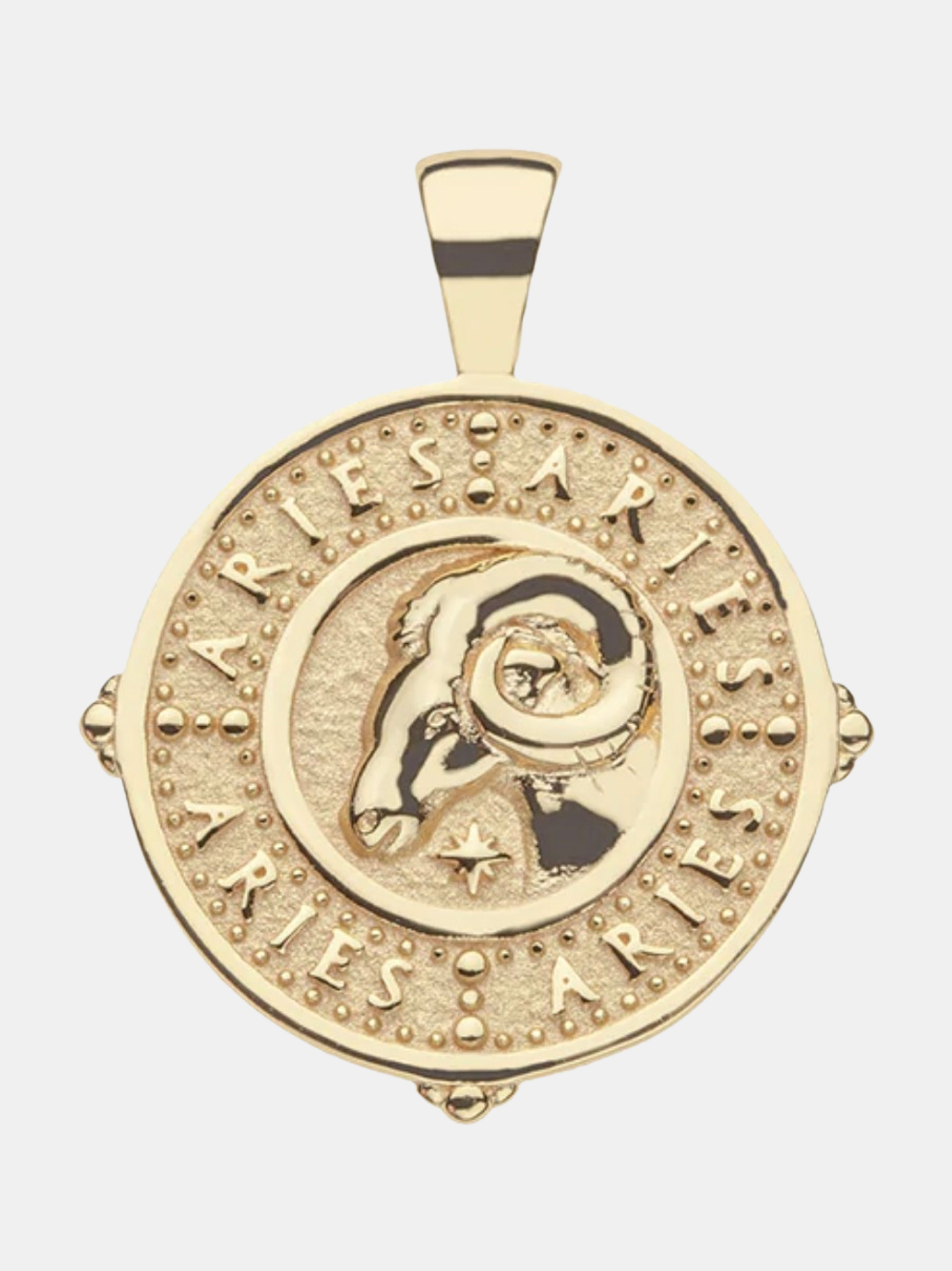 Aries Zodiac Necklace - Periwinkle