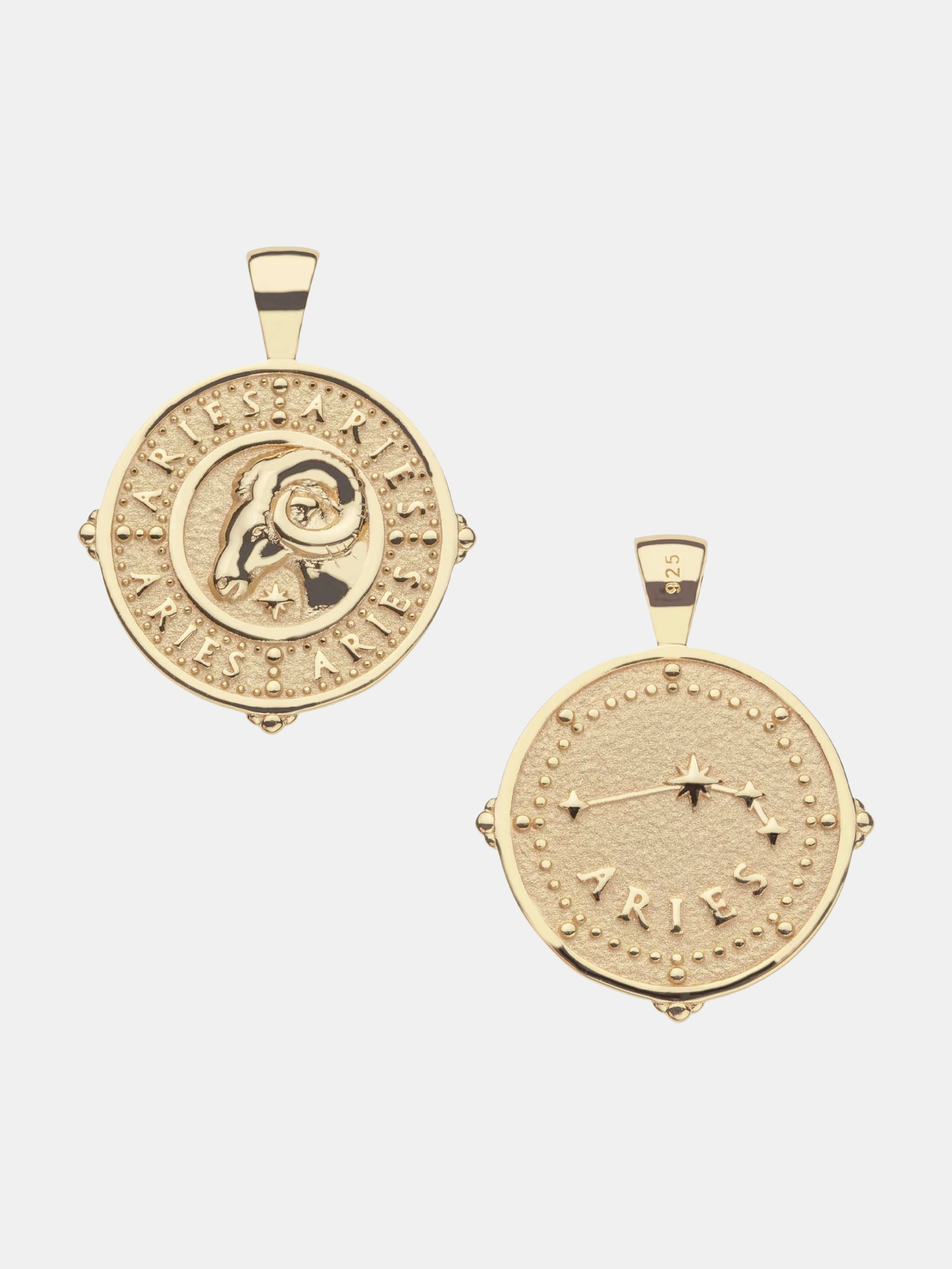 Aries Zodiac Necklace - Periwinkle