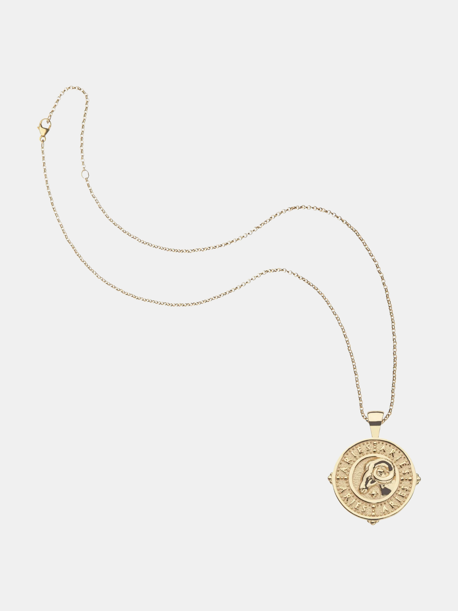 Aries Zodiac Necklace - Periwinkle