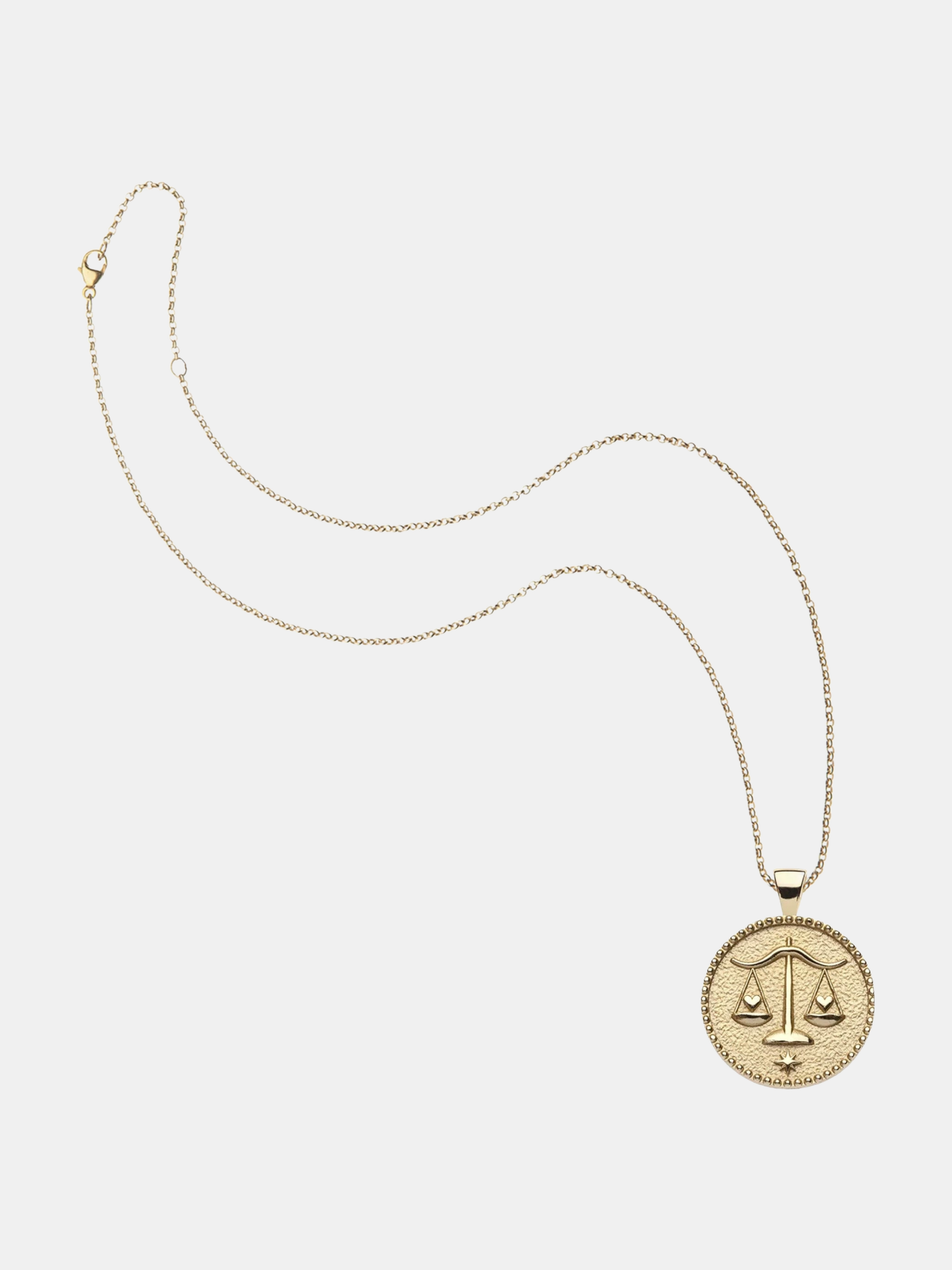 Libra Zodiac Necklace - Periwinkle