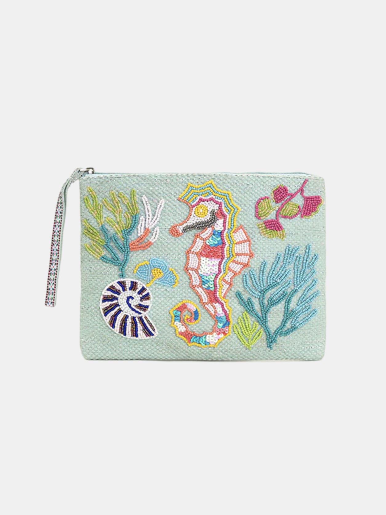 Coastal Elegance Beaded Wristlets - Periwinkle