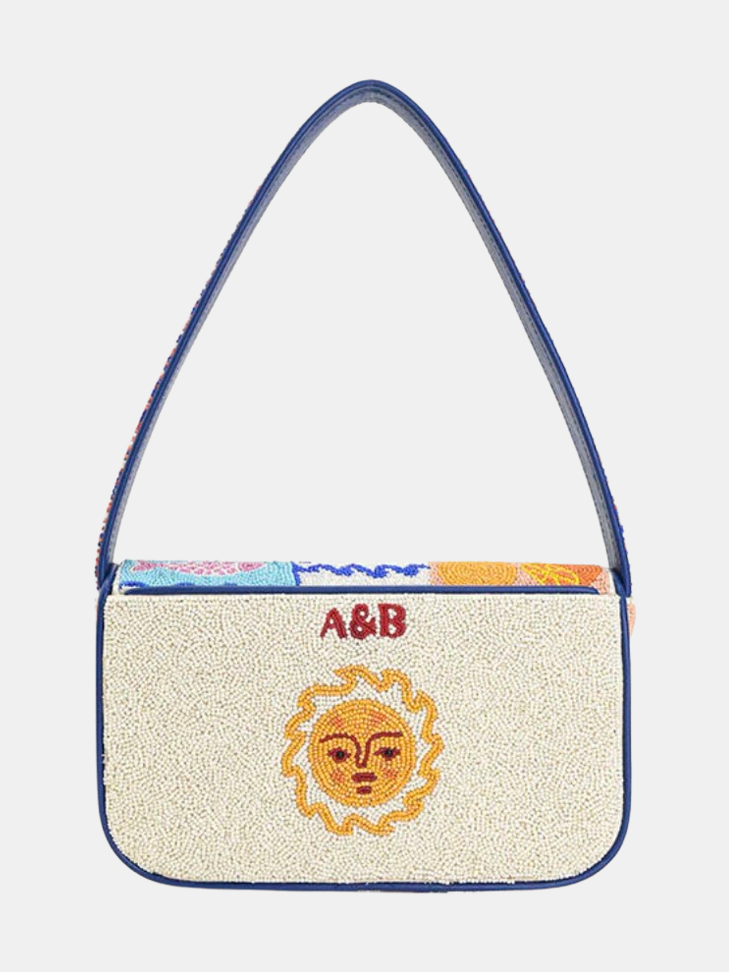 Sun & Sea Beaded Shoulder Bag