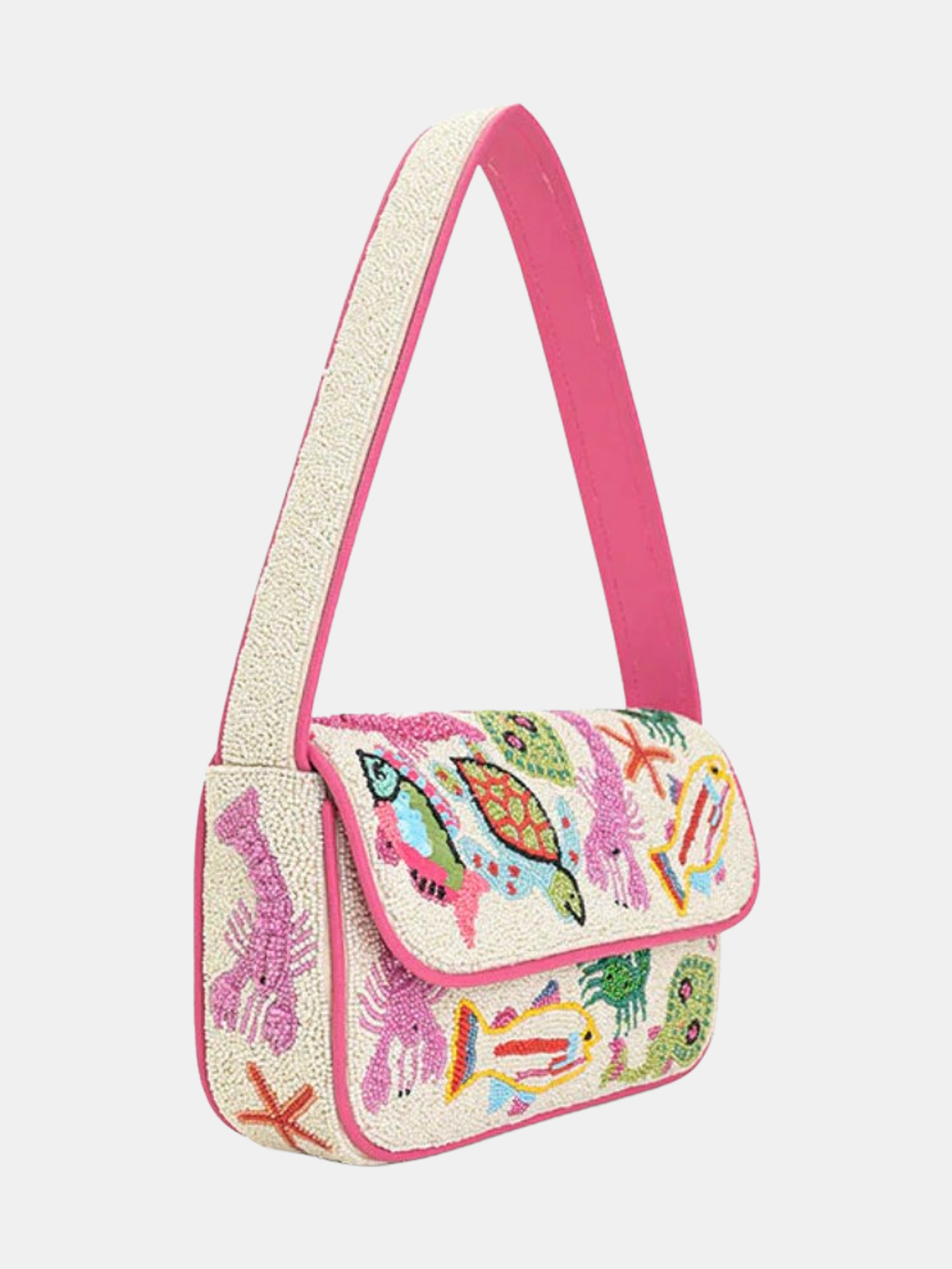 Underwater Tales Beaded Shoulder Bag