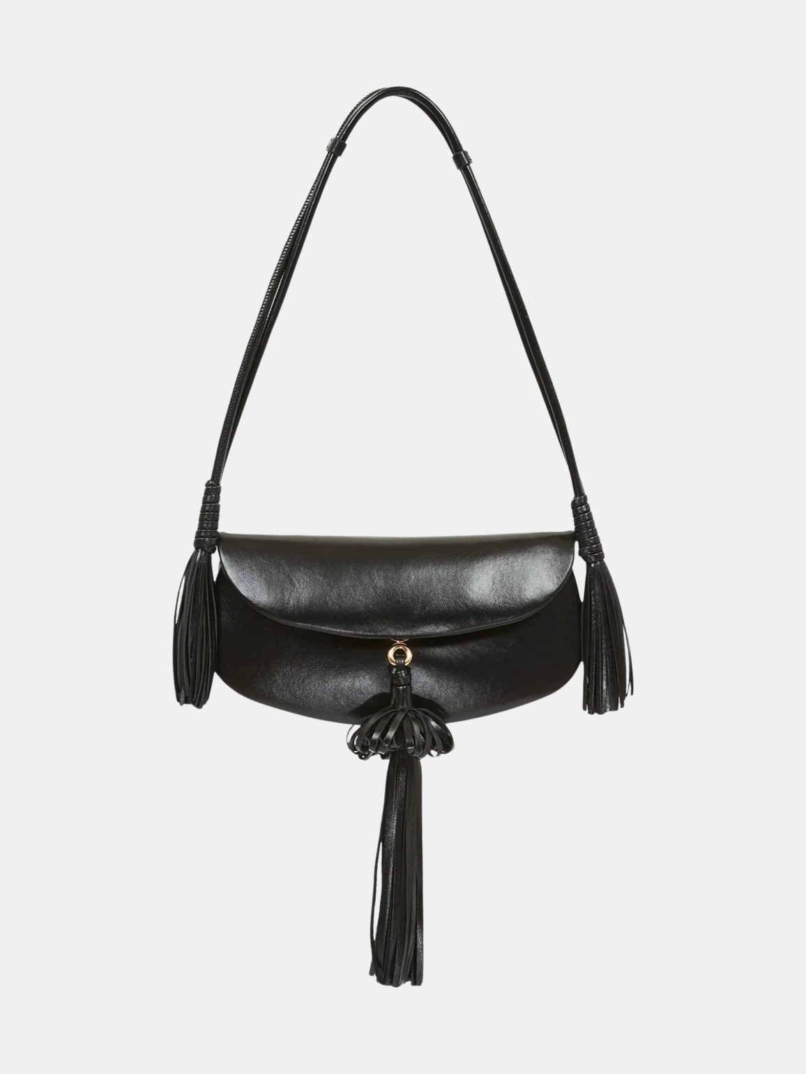 Paloma Tassel Flap Bag - Periwinkle