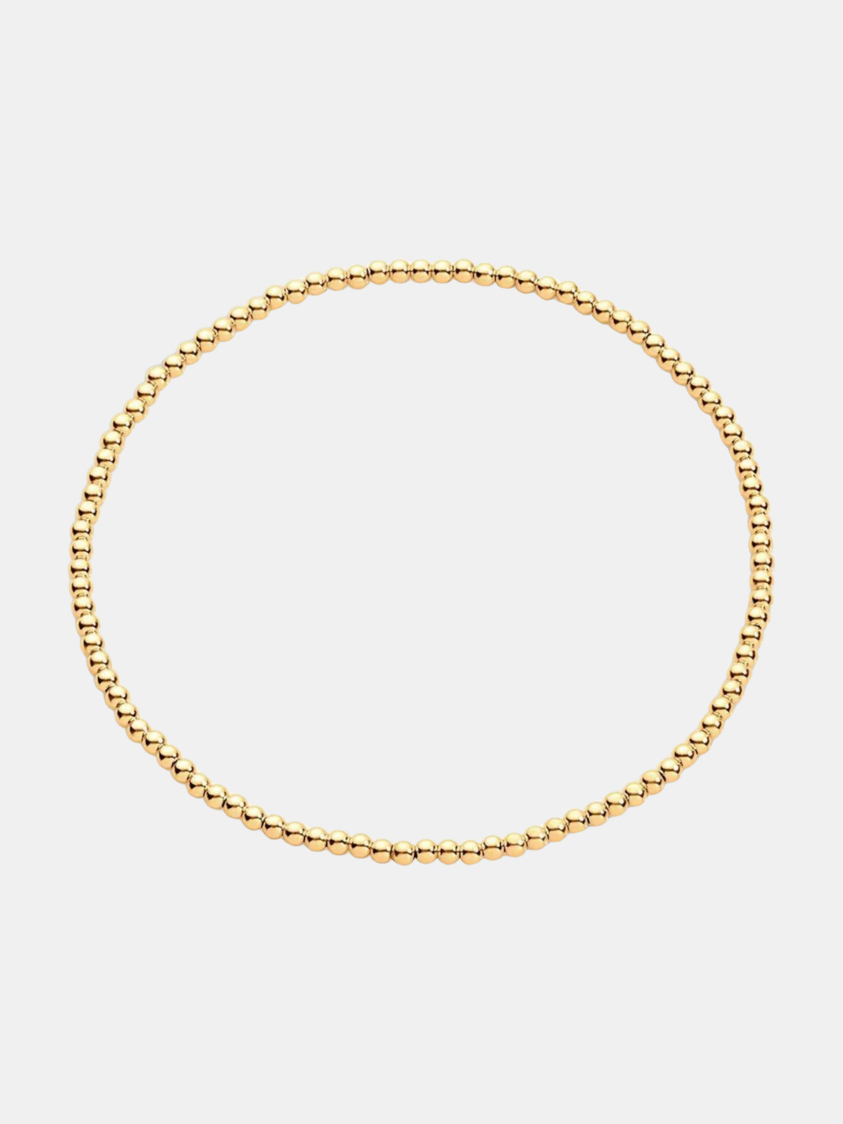 2mm 14k Gold Filled Stretch Bracelet - Periwinkle