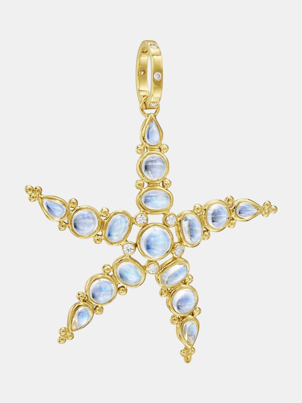 18k Sea Star Pendant - Periwinkle
