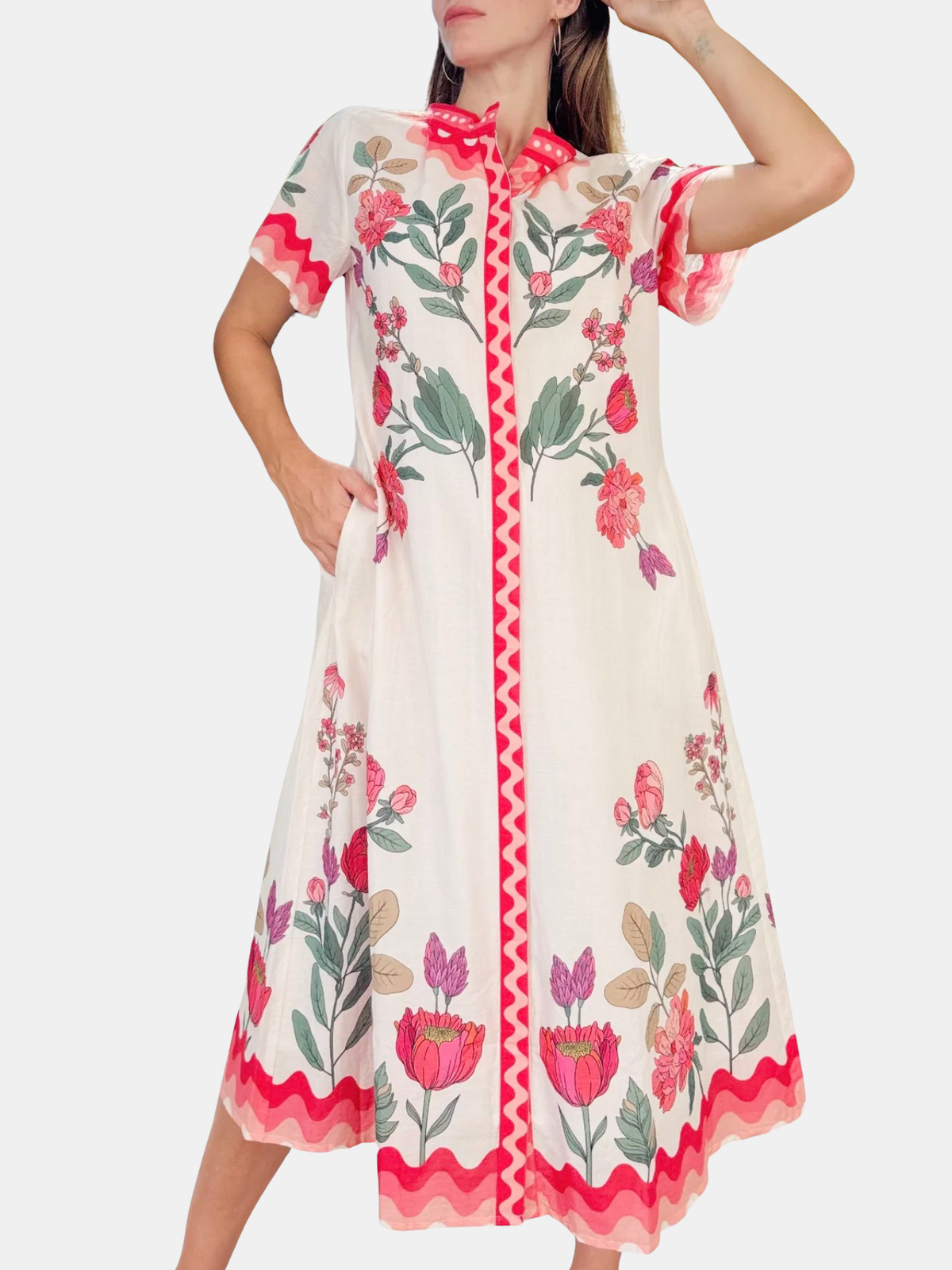 Sydney Shirtdress - Periwinkle