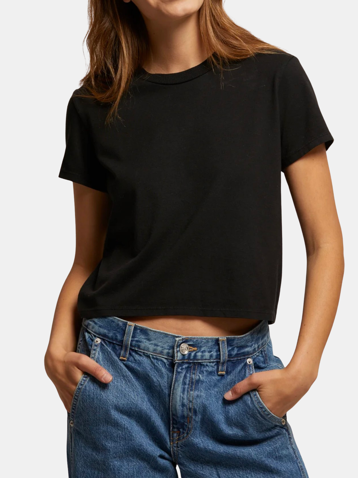 Springsteen Baby Tee - Periwinkle