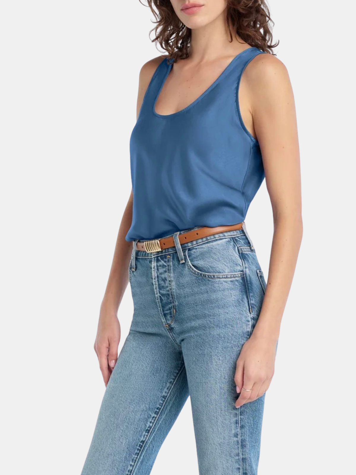 The Clean Cut Tank - Periwinkle