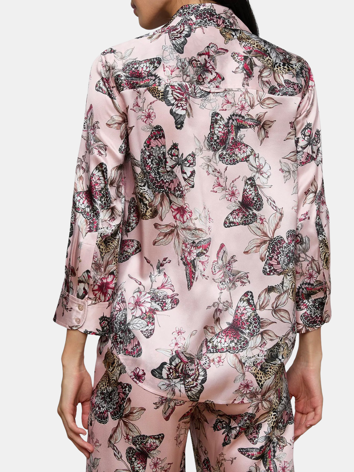 Dani 3/4 Sleeve Blouse - Periwinkle
