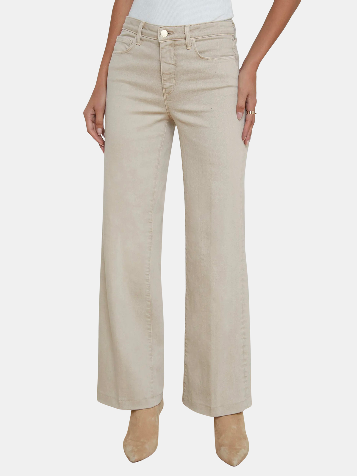 Scottie High-Rise Wide Leg Jean - Periwinkle