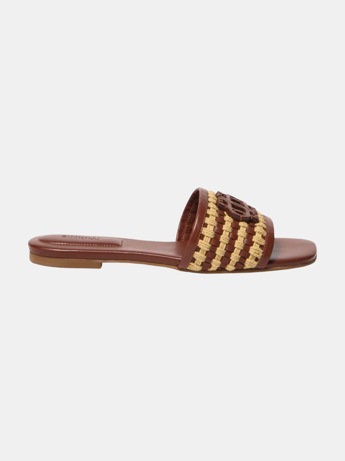 Delphi Rope Woven Flat Sandal - Periwinkle
