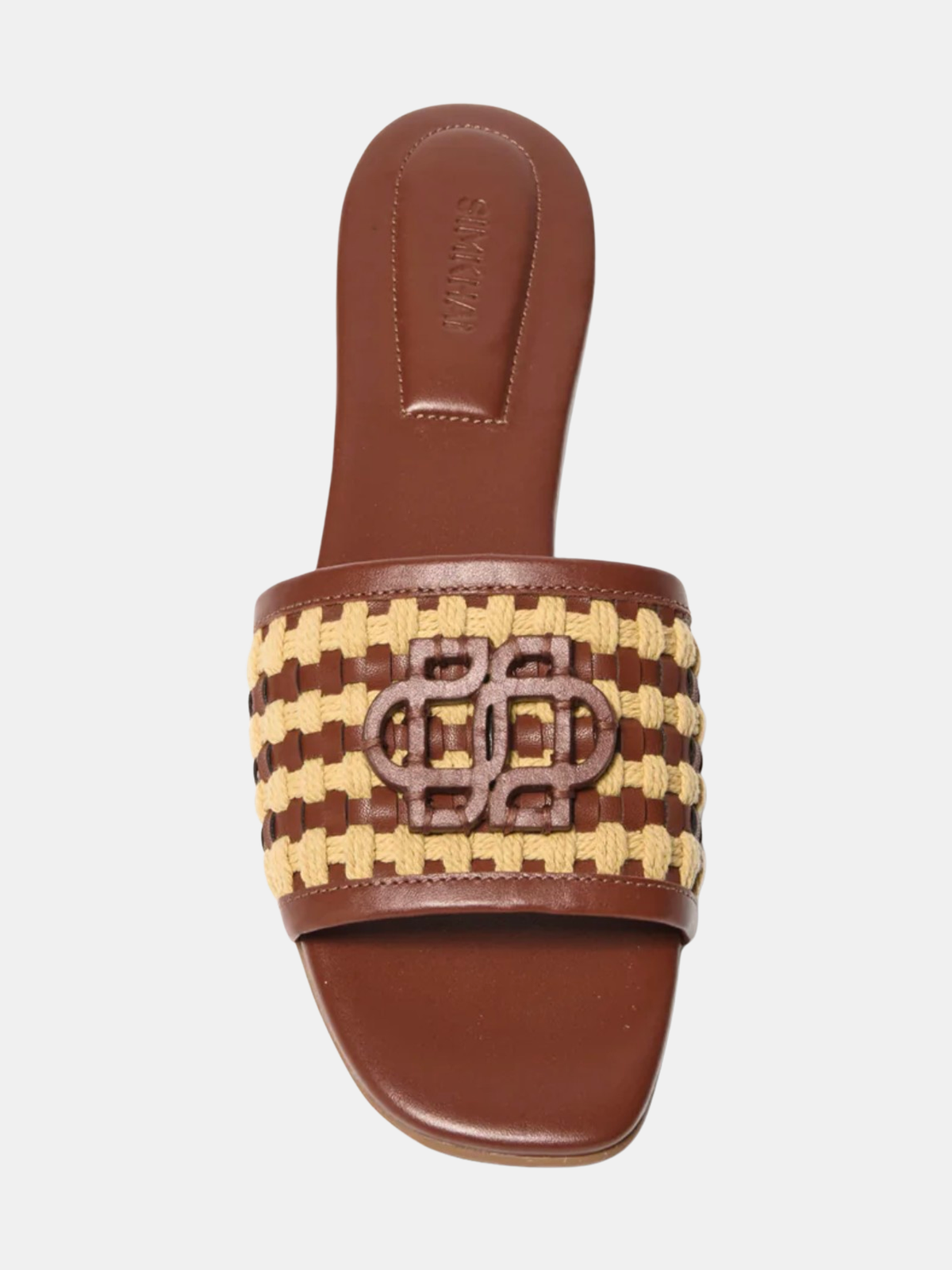 Delphi Rope Woven Flat Sandal - Periwinkle