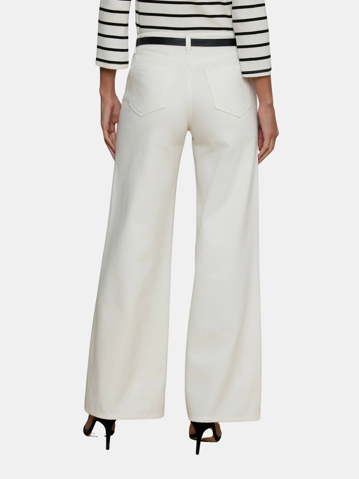 Alicent High-Rise Sneaker Wide Leg Jean - Periwinkle