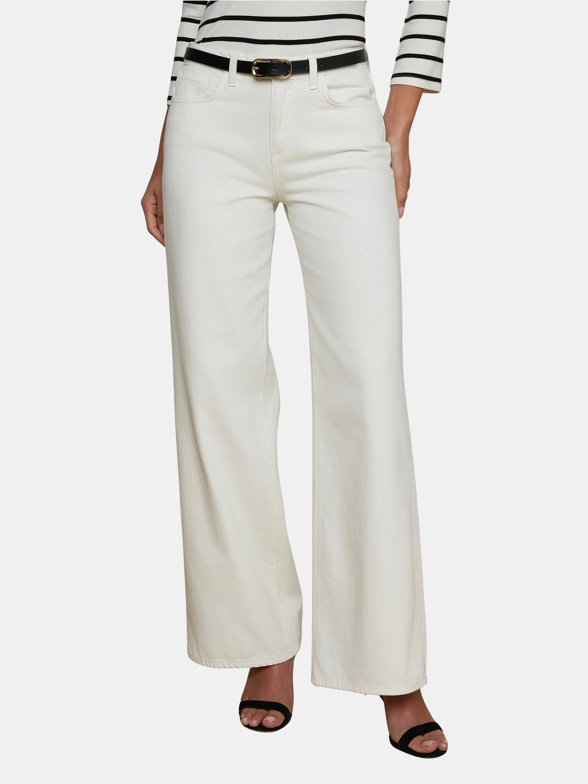 Alicent High-Rise Sneaker Wide Leg Jean - Periwinkle