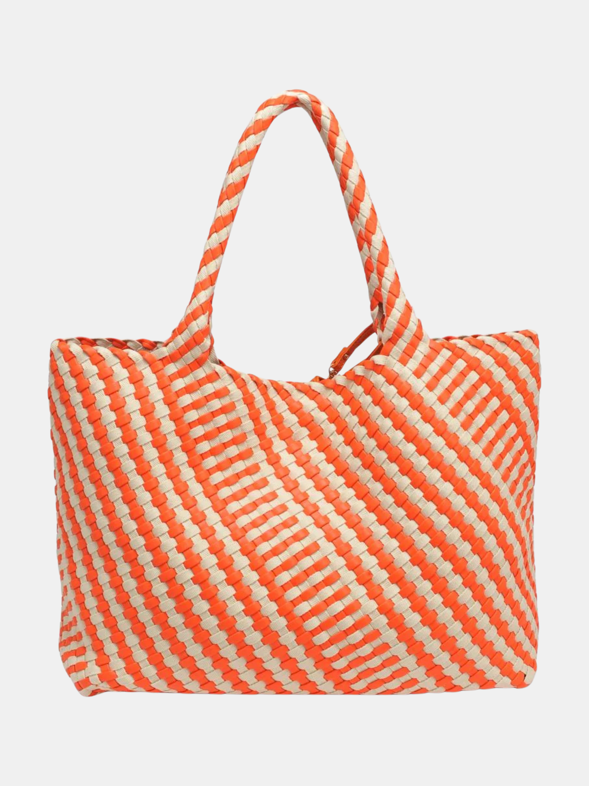 Solana Woven Tote - Periwinkle
