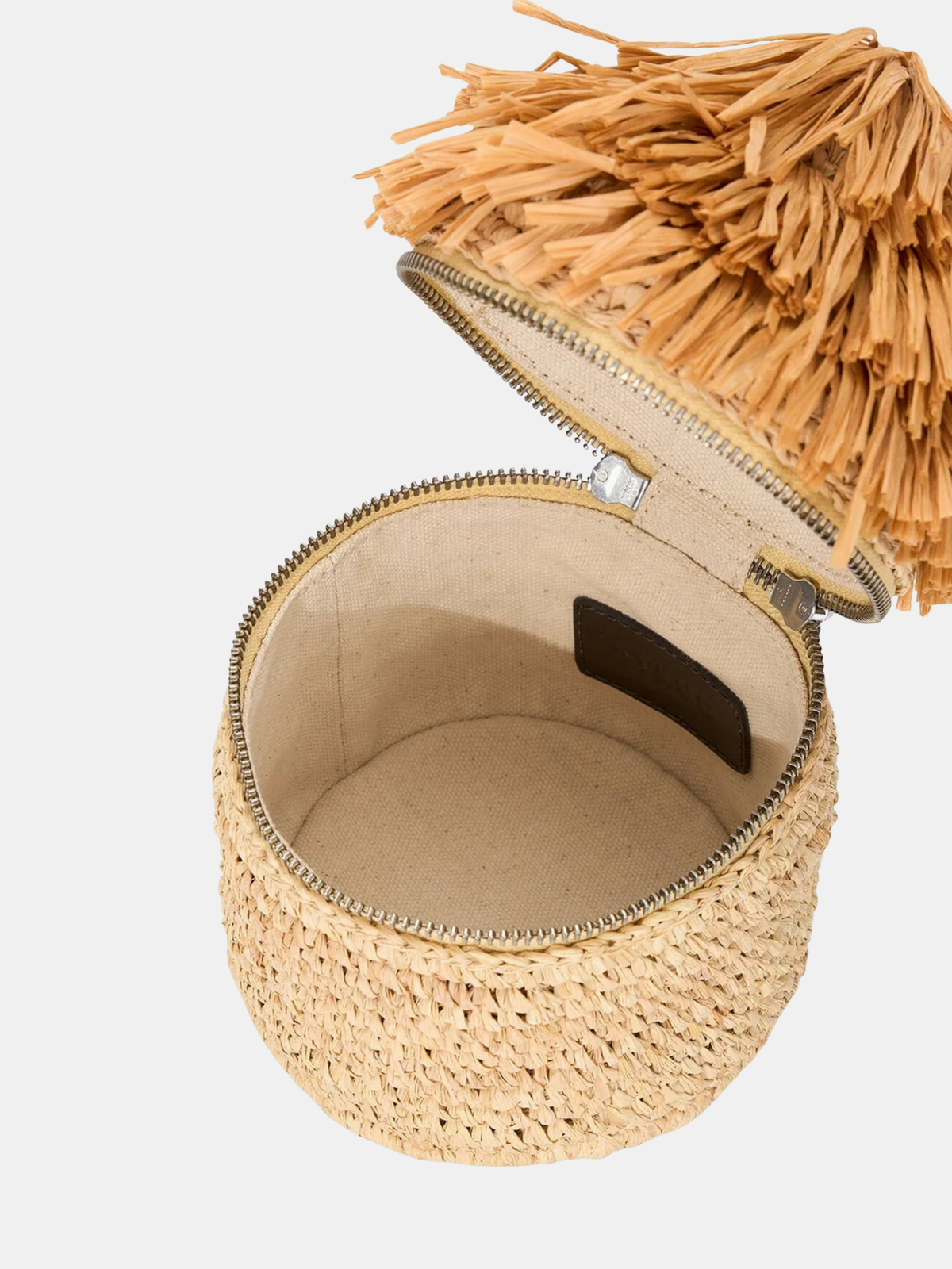 Tiki Raffia Bag - Periwinkle