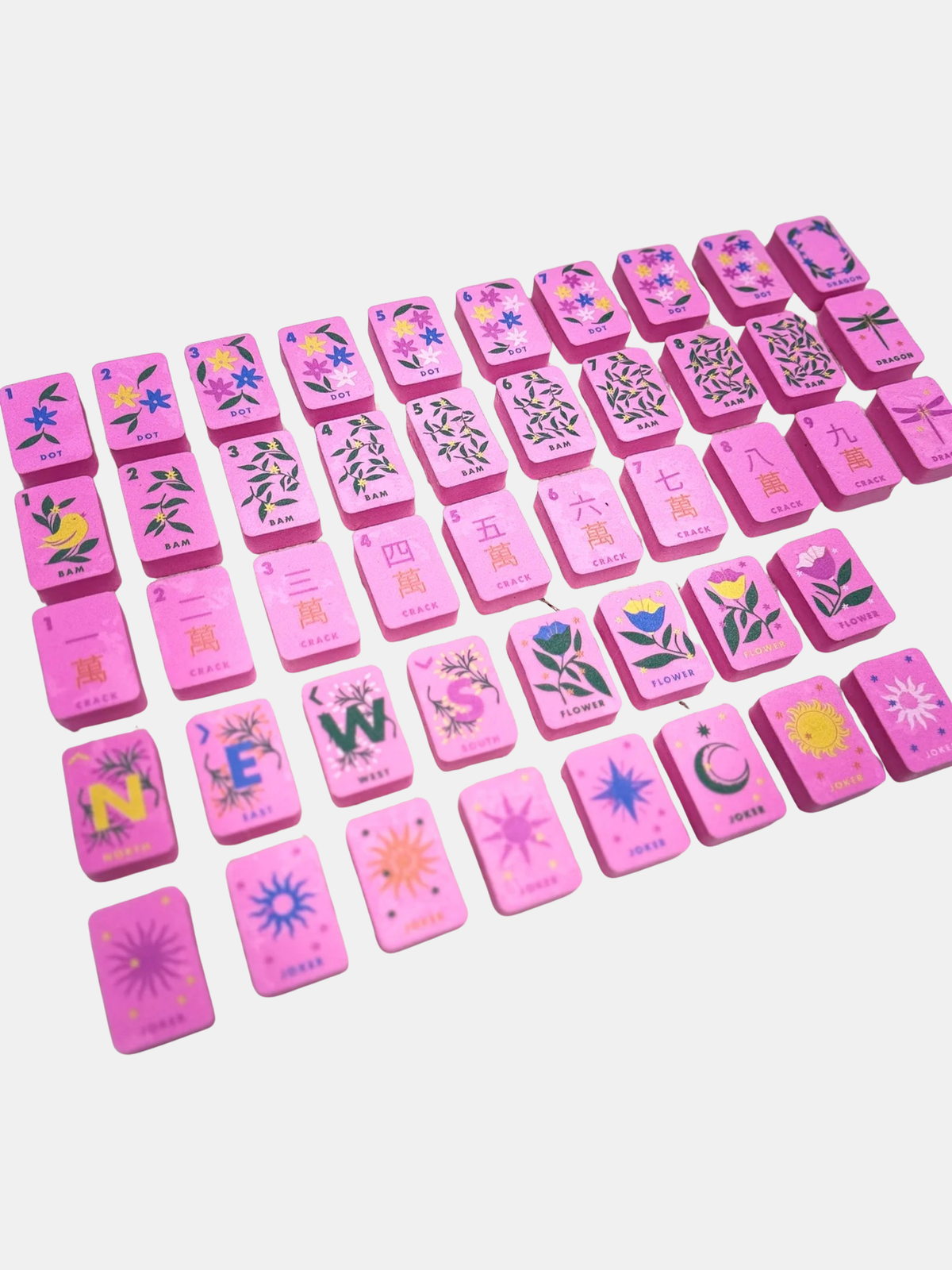 Floating Pool Mahjong Tiles - Periwinkle