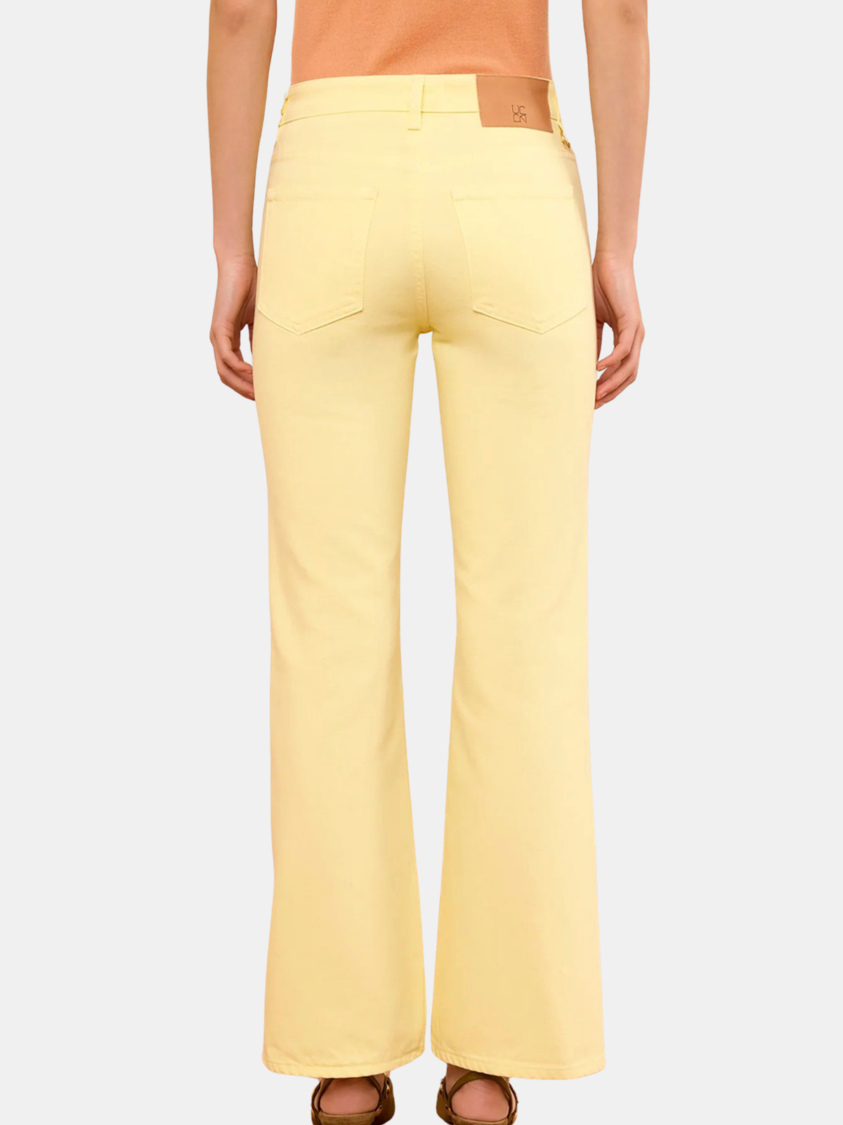 The Laurel Kick Flare Jean - Periwinkle