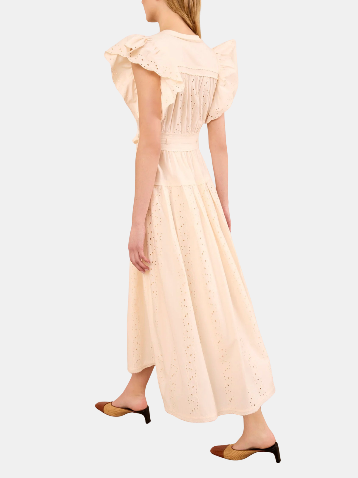 Dani Short Sleeve Cotton Dress - Periwinkle