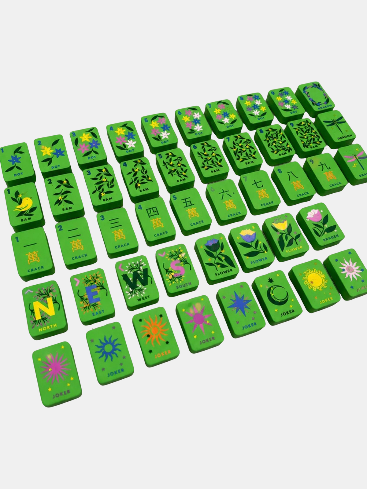 Floating Pool Mahjong Tiles - Periwinkle