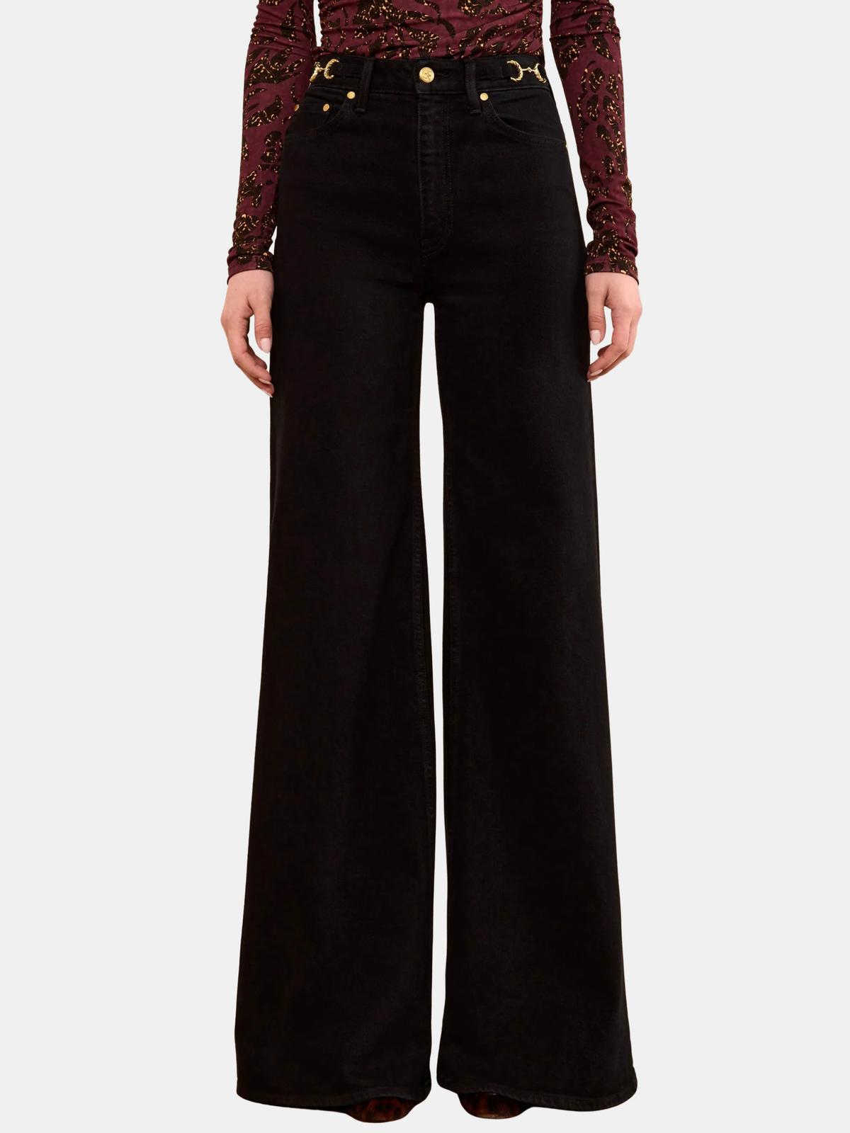 The Stretch Valory Flare Jean - Periwinkle