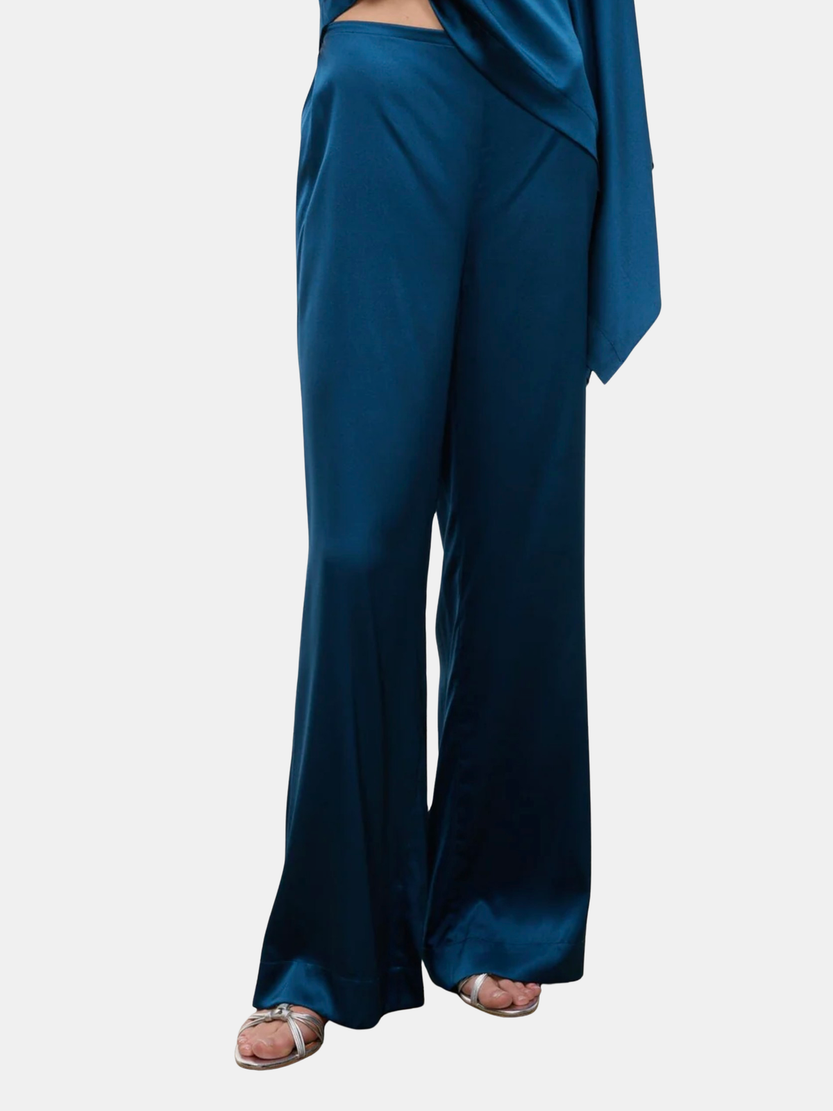 Stroll Silk Pant - Periwinkle