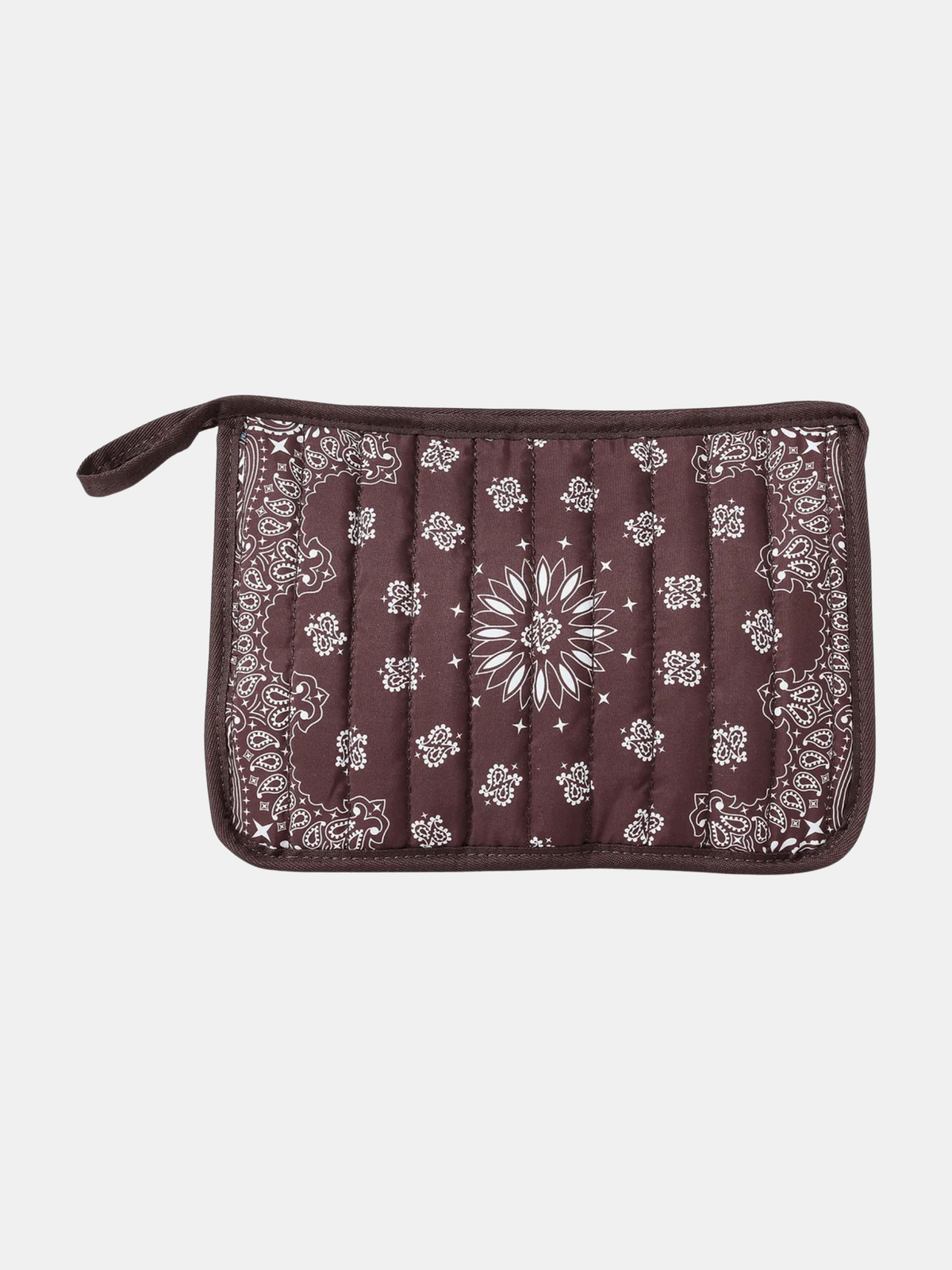 Bandana Print Pouch - Periwinkle