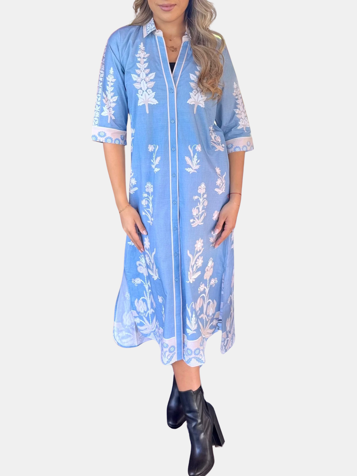 Rhea Midi - Periwinkle