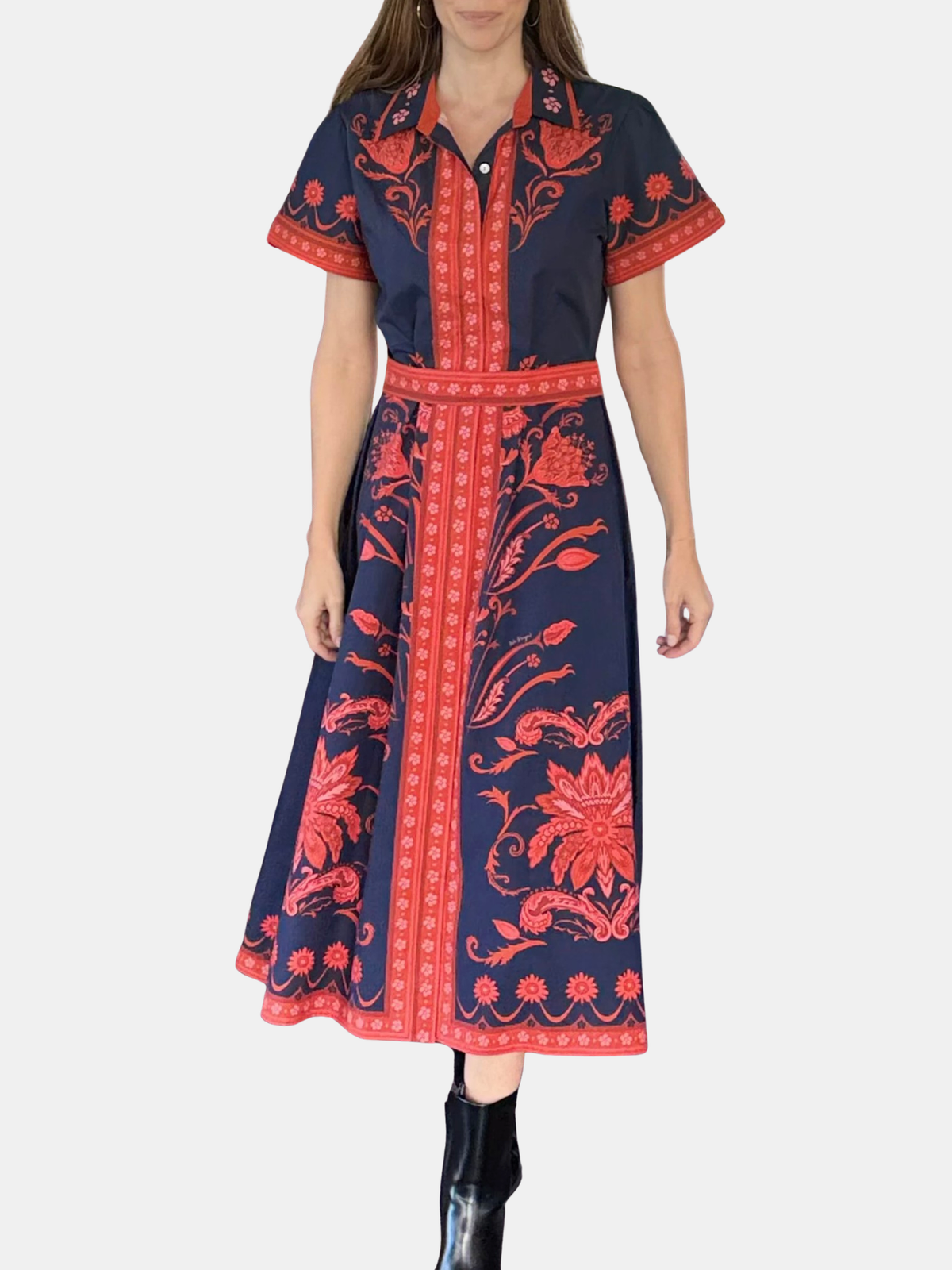 Chelsea Shirtdress - Periwinkle
