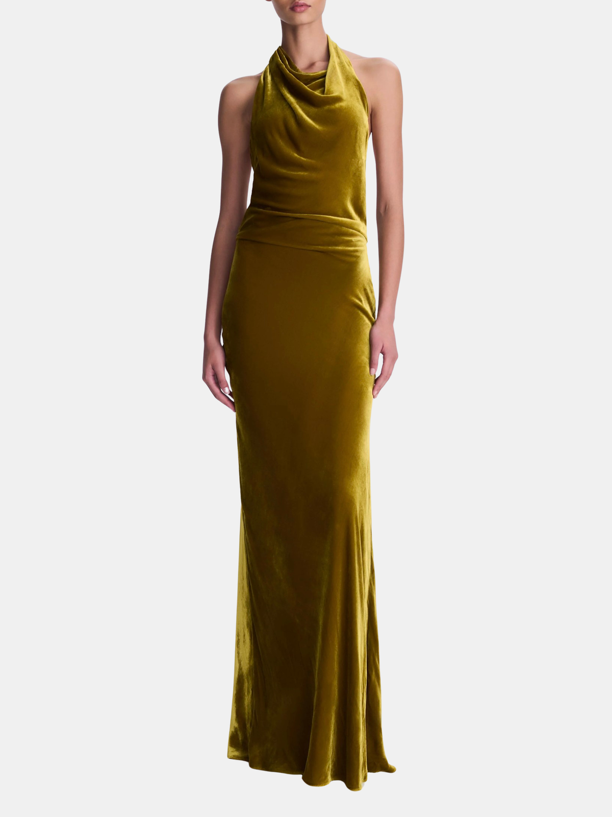Reannon Draped Gown - Periwinkle