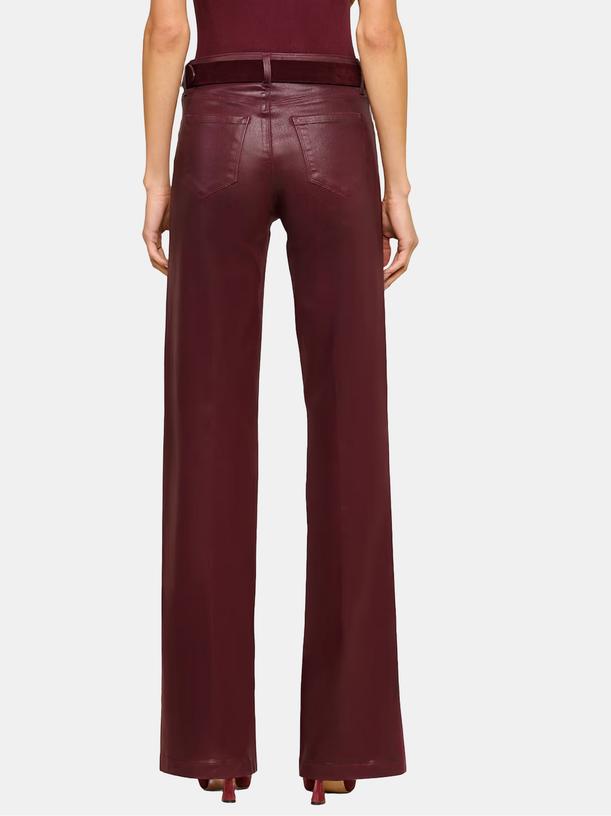 Clayton High Rise Wide Leg - Periwinkle