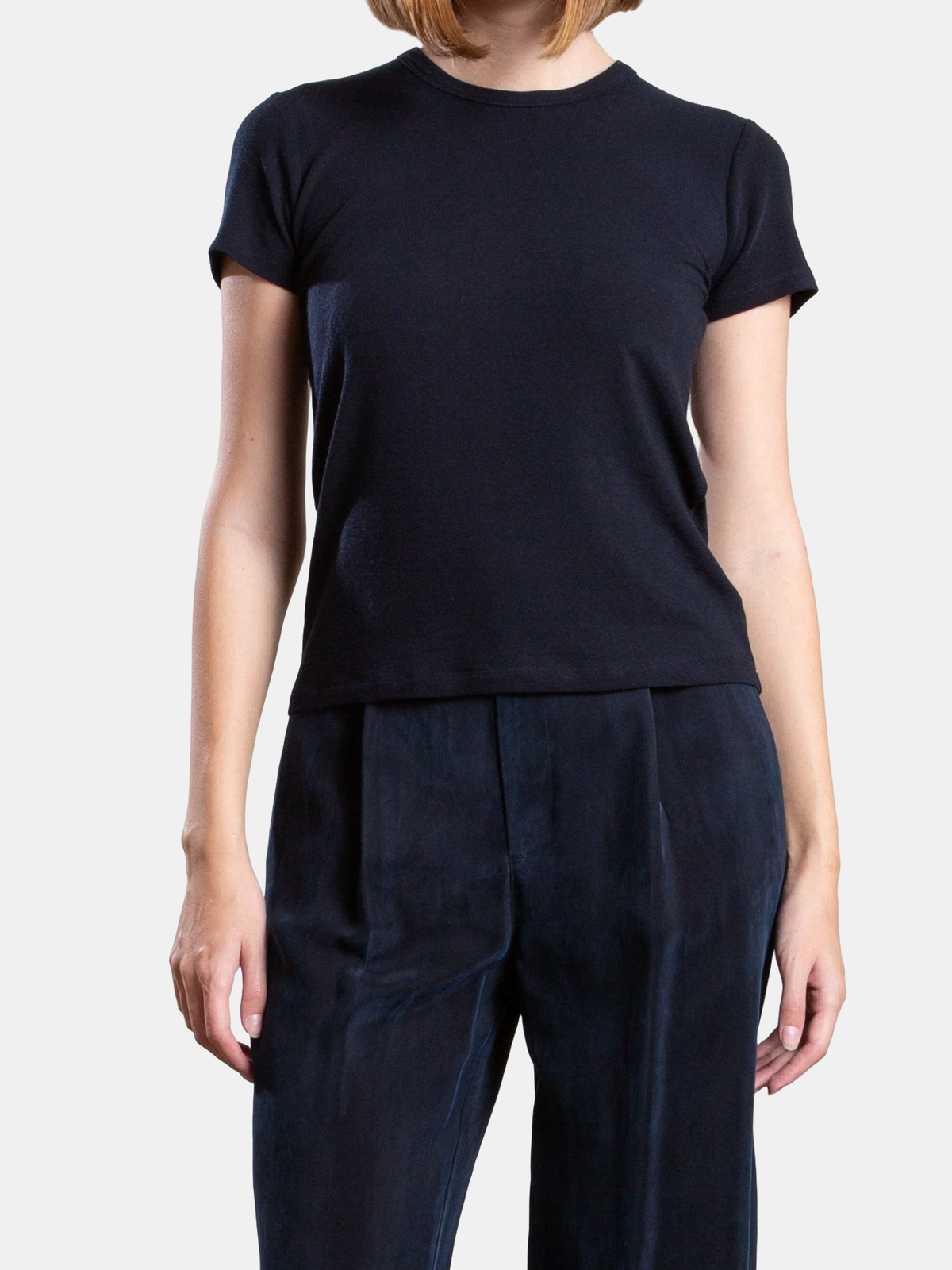 Hazel Tee Cashmere Jersey - Periwinkle