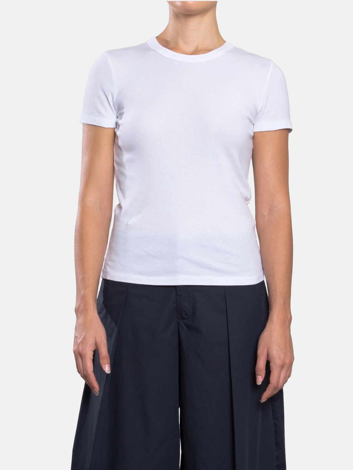Hazel Tee Lightweight Rib - Periwinkle
