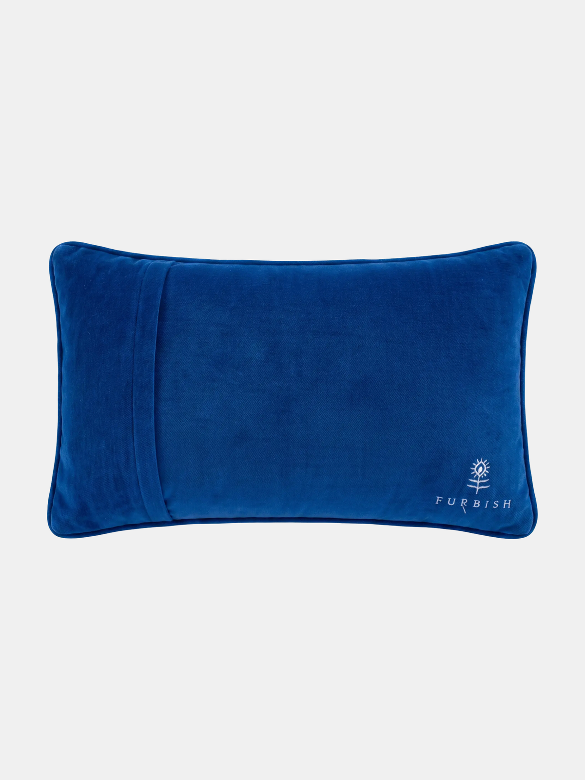 Docking The Boat Needlepoint Pillow - Periwinkle