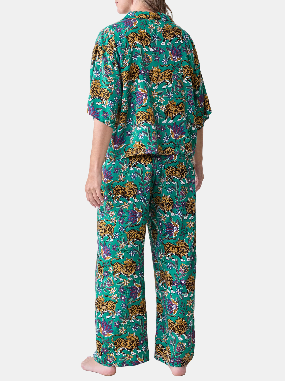 Tibetan Tigress-Eco Satin Wildest Dreams Set - Periwinkle